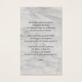 Misty Autumn Photo Prayer Kaart (Achterkant)