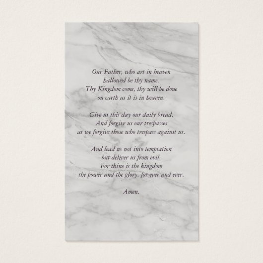 Misty Autumn Photo Prayer Kaart (Achterkant)