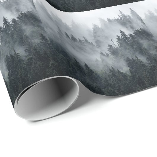 Misty berglandschap  stijl cadeaupapier (Rol Hoek)