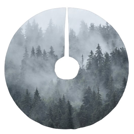 Misty berglandschap  stijl kerstboom rok (Voorkant)