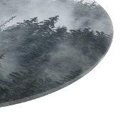 Misty berglandschap  stijl snijplank (Hoek)