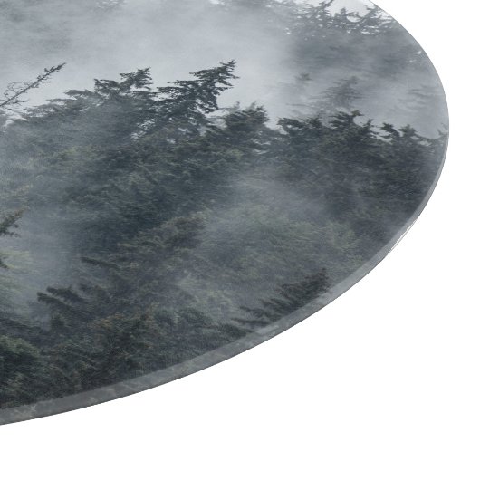 Misty berglandschap stijl snijplank (Hoek)