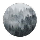 Misty berglandschap stijl snijplank (Voorkant)