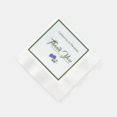 Misty Blauw en Groenboek Servet (Hoek)