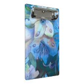 Misty Blue Azaleas in Waterverf Mini Klembord (Schuin)