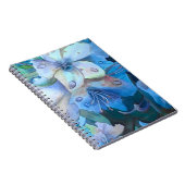 Misty Blue Azaleas in Waterverf Notitieboek (Rechterzijde)