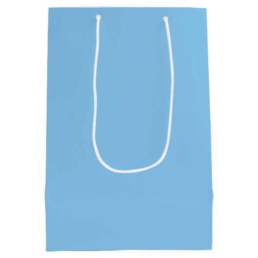 Misty Blue Color, Gift Bag Medium Cadeauzakje (Achterkant)