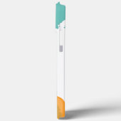 misty blue Girl met Afro met Gold Sunbril Case-Mate iPhone Case (Achterkant / Links)