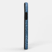 Misty blue glitter Case-Mate iPhone case (Achterkant/rechts)