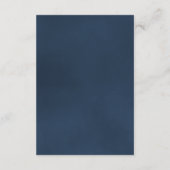 Misty Blue Pine Bomen Bruiloft Details QR Code Informatiekaartje (Achterkant)