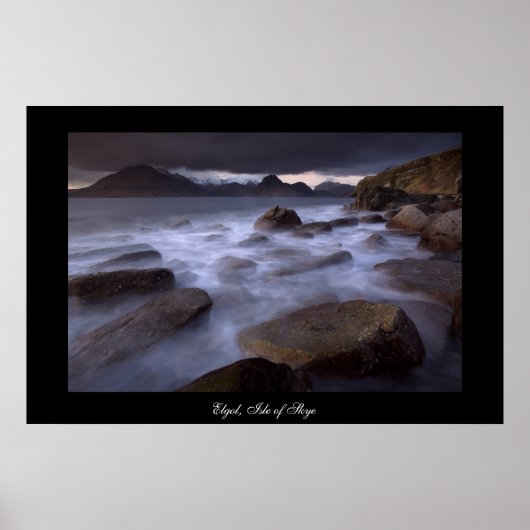 Misty Blue. Poster door cARTerART (Voorkant)