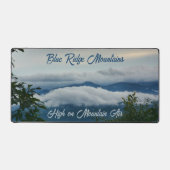 Misty Blue Ridge Mountains fotografisch landschap Bureaumat (Voorkant)