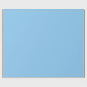 Misty Blue Solid Color, Cadeaupapier (Vlak)