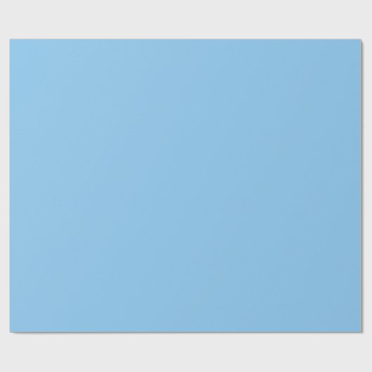 Misty Blue Solid Color, Cadeaupapier (Vlak)