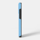 Misty Blue Solid Color, iPhone Case Hoesje (Linkerkant)