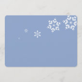 Misty Blue Spruce Trees Northern Lights Painting (Achterkant)