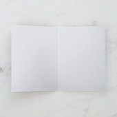 Misty Blues Bruiloft Zakuitnodiging (Binnen)