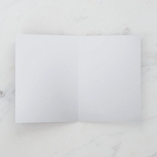 Misty Blues Bruiloft Zakuitnodiging (Binnen)