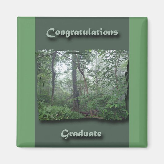 Misty Bossen Gefeliciteerd Afstuderen Magnet (Voorkant)