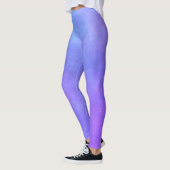Misty Celestial Sky Mix of Purples blues Stars Leggings (Links)