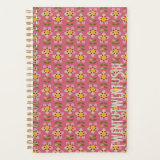 MISTY CHARM - Planboek met botanisch patroon Planner