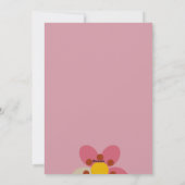 MISTY CHARM - Verjaardag Bloemenuitnodiging Kaart (Achterkant)