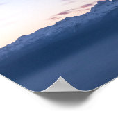 Misty clouds boven de berg Triglav, Slovenië Poster (Hoek)