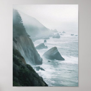 Misty Coastal Escape Print
