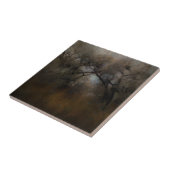 Misty Cottonwoods Tegeltje (Zijkant)