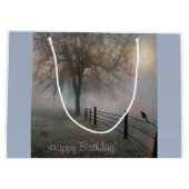 Misty Country Scene Groot Cadeauzakje (Achterkant)