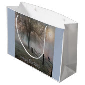 Misty Country Scene Groot Cadeauzakje (Achterkant Gekanteld)