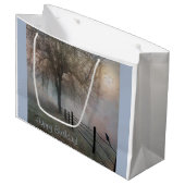 Misty Country Scene Groot Cadeauzakje (Voorkant Gekanteld)