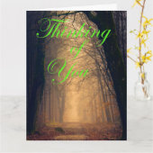 Misty Dawn Kaart (Gele Bloem)