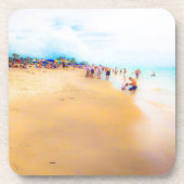 Misty Day bij het strand Bier Onderzetter (Voorkant)