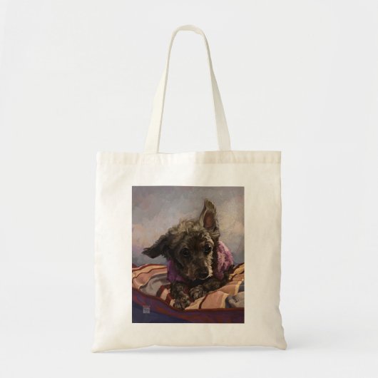 Misty de poedel tote bag (Voorkant)