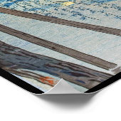 Misty Evening bij Shinobazu Pond, Tokyo Kasamatsu Poster (Hoek)