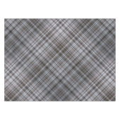 Misty Februari Blauw en Grijs Plaid Tafelkleed (Voorkant (Horizontaal))