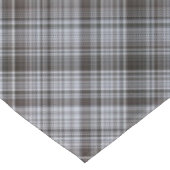 Misty Februari Blauw en Grijs Plaid Tafelkleed (Gekanteld)