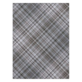 Misty Februari Blauw en Grijs Plaid Tafelkleed (Voorkant)