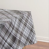 Misty Februari Blauw en Grijs Plaid Tafelkleed (Voorbeeld)
