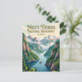 Misty Fjords National Monument Alaska Briefkaart (Staand voorkant)