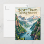 Misty Fjords National Monument Alaska Briefkaart (Voorkant / Achterkant)