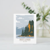 Misty Fjords National Monument New Eddystone Briefkaart (Staand voorkant)