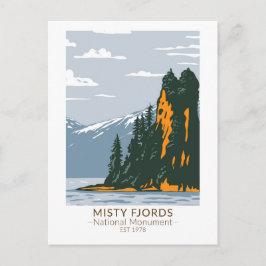 Misty Fjords National Monument New Eddystone Briefkaart