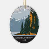 Misty Fjords National Monument New Eddystone Keramisch Ornament (Rechts)