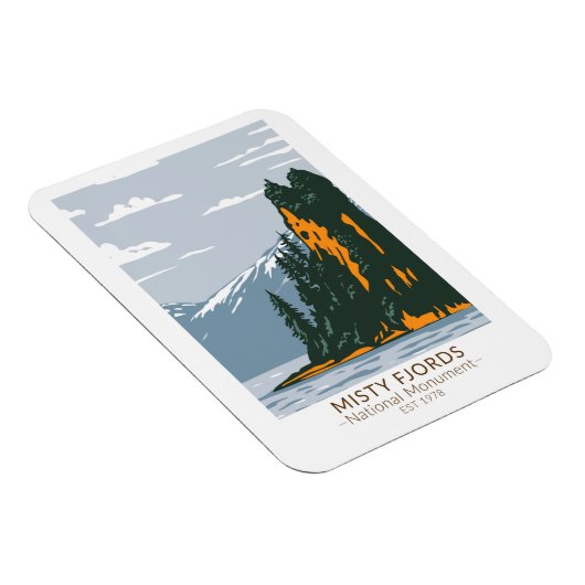 Misty Fjords National Monument New Eddystone Magneet (Rechterzijde)
