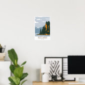 Misty Fjords National Monument New Eddystone Poster (Thuiskantoor)