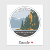 Misty Fjords National Monument New Eddystone Sticker (Vel)