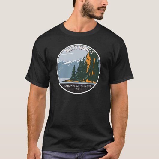 Misty Fjords National Monument New Eddystone T-shirt (Voorkant)