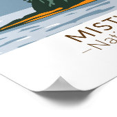 Misty Fjords National Monument Nieuwe Eddystone Poster (Hoek)